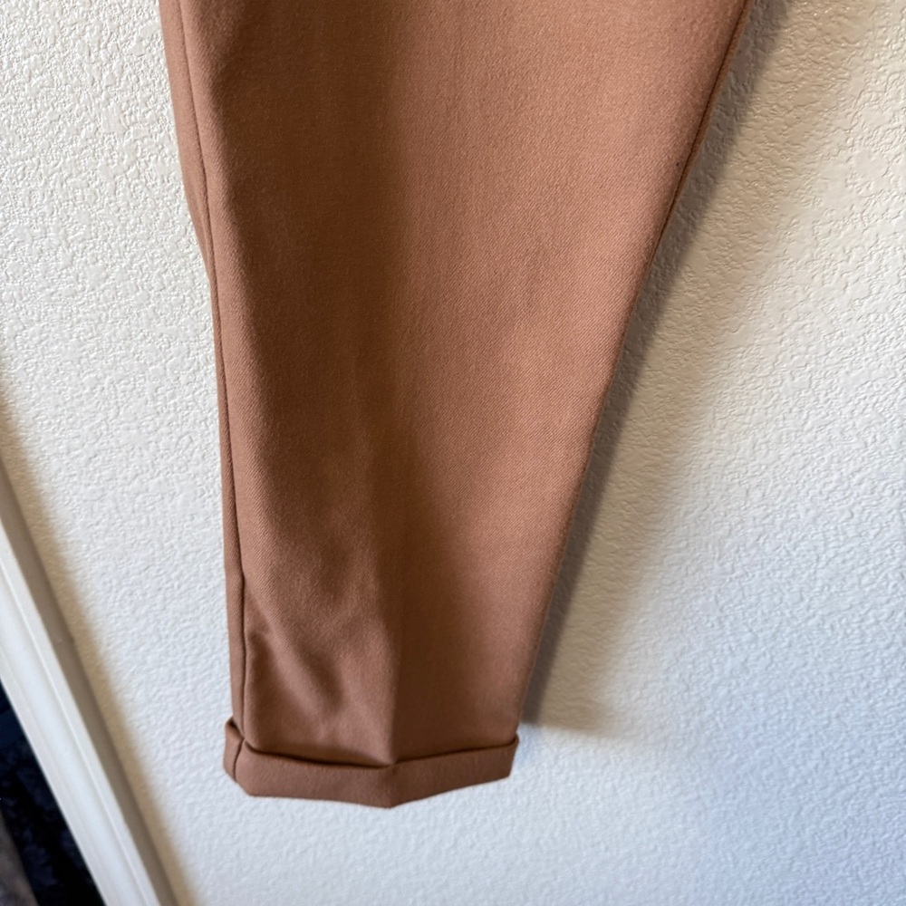 OAK‎ + FORT Camel Drawstring Pants  Sz L - Picture 4 of 10